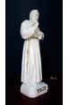 Statua Padre Pio Benedicente effetto Capodimonte 30cm